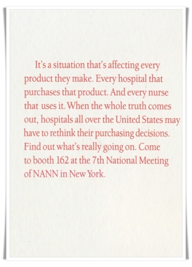 Colin Medical Instruments—Trade Show Flyer